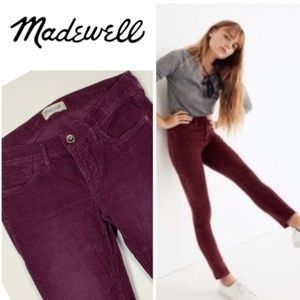 Madewell Rail Straight Corduroy Jeans